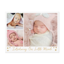 Unser kleines Wunderkind Gold Star 3 Fotos Baby