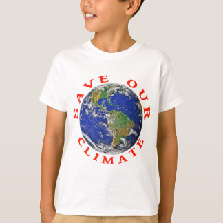 Unser Klima mit Erde retten T-Shirt