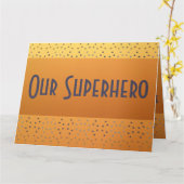 Unser Krankenpfleger danke Ihnen Karte (Gelbe Blume)