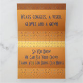 Unser Krankenpfleger danke Ihnen Karte (Innenseite)