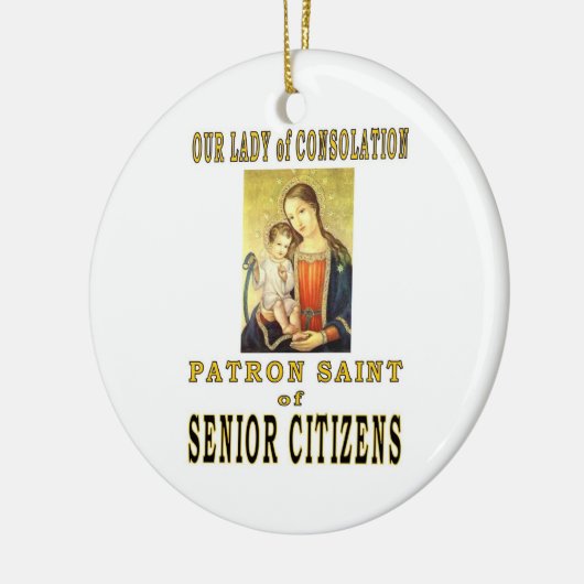 UNSER LADY DER KONSOLATION KERAMIK ORNAMENT (Links)