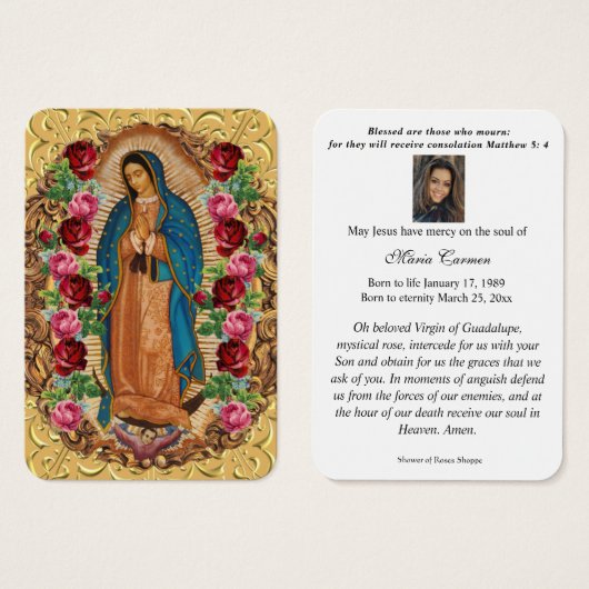 UNSER LADY GUADALUPE (Vorne & Hinten)