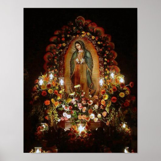 UNSER LADY GUADALUPE DEVOTIONAL ALTAR POSTER (Vorne)