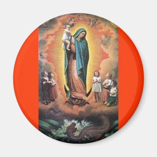 UNSER LADY GUADALUPE JUNGFRAU TRADITIONELLE KATHOL MAGNET (Vorne)