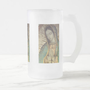 UNSER LADY GUADALUPE MATTGLAS BIERGLAS