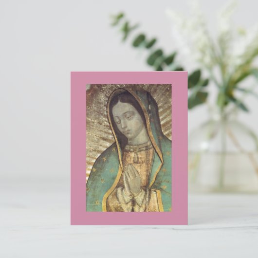 UNSER LADY GUADALUPE POSTKARTE (Stehend Vorderseite)