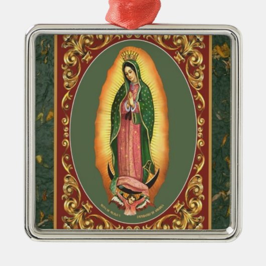 UNSER LADY GUADALUPE SILBERNES ORNAMENT (Vorne)