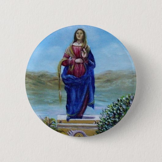 UNSER LADY OF LIGHT Madonna of Immaculate Concepti Button (Vorderseite)