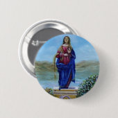 UNSER LADY OF LIGHT Madonna of Immaculate Concepti Button (Vorne & Hinten)