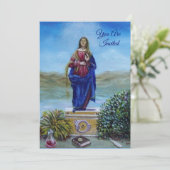 UNSER LADY OF LIGHT Madonna of Immaculate Concepti Einladung (Stehend Vorderseite)