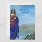 UNSER LADY OF LIGHT Madonna of Immaculate Concepti Einladung (Rückseite)