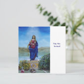 UNSER LADY OF LIGHT Madonna of Immaculate Concepti Einladung (Stehend Vorderseite)