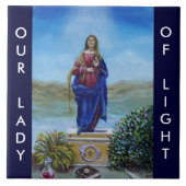 UNSER LADY OF LIGHT Madonna of Immaculate Concepti Fliese (Vorderseite)
