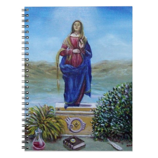 UNSER LADY OF LIGHT Madonna of Immaculate Concepti Notizblock (Vorderseite)