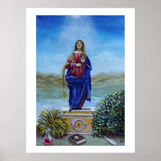 UNSER LADY OF LIGHT Madonna of Immaculate Concepti Poster (Vorne)