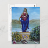 UNSER LADY OF LIGHT Madonna of Immaculate Concepti Postkarte (Vorne/Hinten)