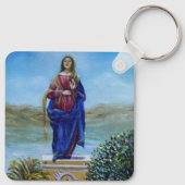 UNSER LADY OF LIGHT Madonna of Immaculate Concepti Schlüsselanhänger (Rückseite)