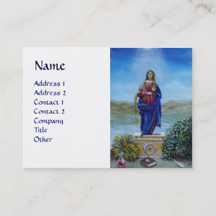 UNSER LADY OF LIGHT Madonna of Immaculate Concepti Visitenkarte