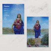 UNSER LADY OF LIGHT Madonna of Immaculate Concepti Visitenkarte (Vorne/Hinten)