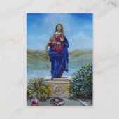 UNSER LADY OF LIGHT Madonna of Immaculate Concepti Visitenkarte (Rückseite)