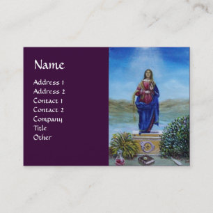 UNSER LADY OF LIGHT Madonna of Immaculate Concepti Visitenkarte