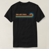 Unser Lady Peace Retro Sunset T-Shirt (Design vorne)