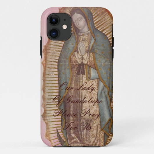 UNSER LADY VON GUADALUPE BITTE BITTE FÜR UNS Case-Mate iPhone HÜLLE (Rückseite)