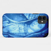 UNSER LADY VON GUADALUPE BLUE Case-Mate iPhone HÜLLE (Rückseite (Horizontal))
