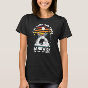 Unser Lager unsere Regeln Sandwich Camping Massach T-Shirt