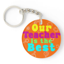 Unser Lehrer ist der beste farbenfrohe Zirkel