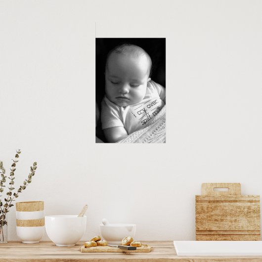 Unser leichtes Gesicht Poster (Küche)