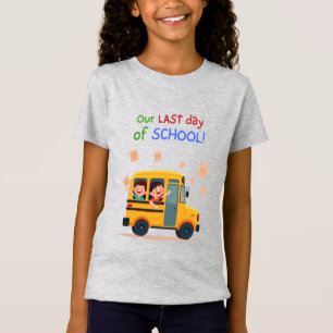 Unser letzter Schultag - Kinderbus T-Shirt