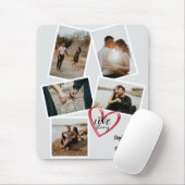 Unser Liebe Story Personalisiert Valentines Foto Mousepad (Mit Mouse)