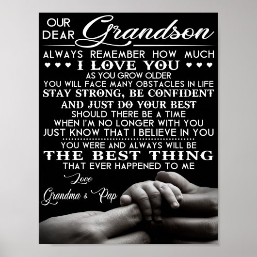 Unser lieber Grandson Poster (Vorne)