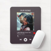Unser Lieblingslied - Kundenspezifisches Foto Mousepad (Mit Mouse)