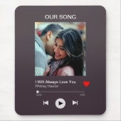 Unser Lieblingslied - Kundenspezifisches Foto Mousepad (Vorne)