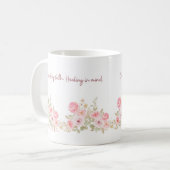 Unser Logo auf einer Kaffee-Tasse. Kaffeetasse (Vorderseite Links)