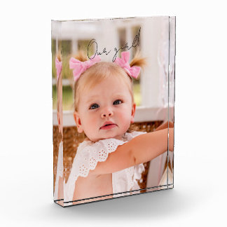 Unser Mädchen-Kind Fotoblock
