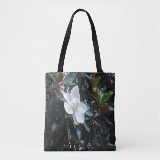 "Unser Magnolienbaum nach dem Regen" individuelle Tasche (Vorderseite)