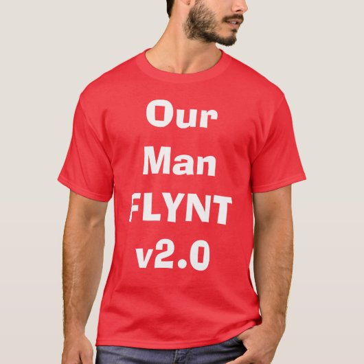 Unser ManFLYNTv2.0 T-Shirt (Vorderseite)