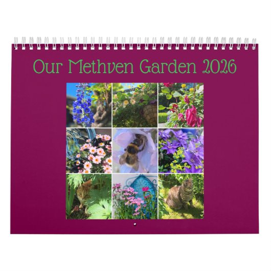 Unser Methven-Gartenkalender 2026 Kalender (Titelbild)