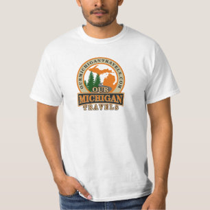 Unser Michigan reist offizieller Logo-T - Shirt