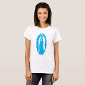 Unser modernes Aqua Damen-Guadalupe T-Shirt (Vorne ganz)