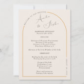 Unser modernes Programm "Arch mit Real Foil Weddin (Vorderseite)