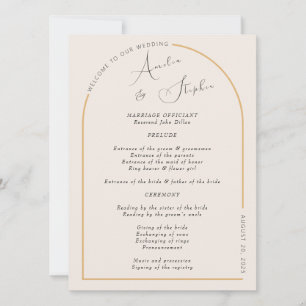 Unser modernes Programm "Arch mit Real Foil Weddin