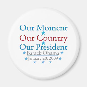Unser Momentobama-Einweihungs-Tag 2009 Magnet