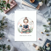 "Unser nächstes Kapitel" Bücherschleife Dankeskarte