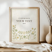 Unser nächstes Kapitel Storybook Babydusche Maßges Poster