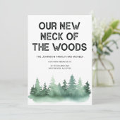 Unser neuer Fleck der Woods Moving Ankündigung (Stehend Vorderseite)