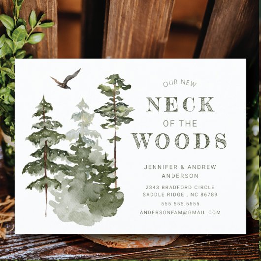 Unser neuer Hahn des Waldes | Ankündigung der Befö Postkarte